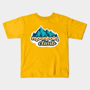 my list climb mountain Kids T-Shirt